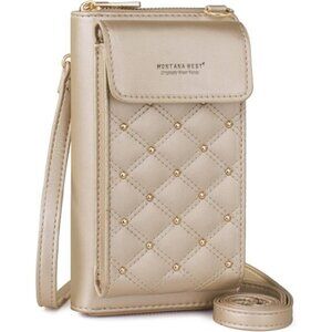 Small Crossbody Cell Phone Purse for Women RFID Blocking Cellphone Wallet